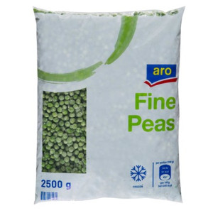 Hrášek jemný mraž. 2,5 kg