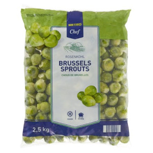 Kapusta růžičková mraž. 2,5 kg