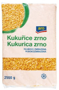 Kukuřice zrno mraž. 2,5 kg