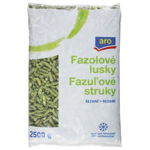 Fazolové lusky řezané mraž. 2,5 kg